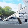 Stainless Steel Squeegee Non Slip Ergonomic Grip 1Pcs Streak Free for Shower Tile Wall Glass Door Window Car Exterior