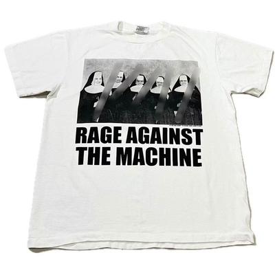 Вінтажна футболка Rage Against The Machine Розмір XL Ченці З Рушницями Метал REPRINT