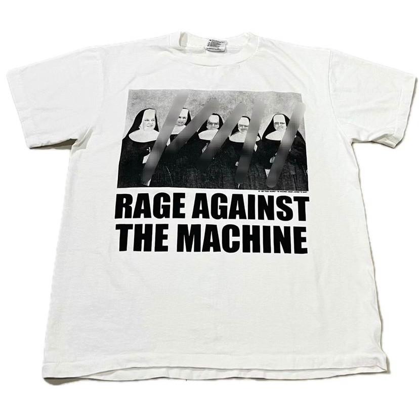 Vintage Rage Against Size XL The Machine Nuns With Guns Metal T-shirt REPRINT