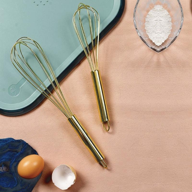 Premium Handheld Eggs Beater Whisk Steel Wire Whip For Kitchen Baking Needs Features Dishwasher Safe Construction