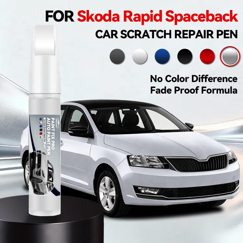OPRTAMG Purpose Vehicle For Skoda Rapid Spaceback 1990-2026 Paint Scratch Repair Accessories White LY9L Black LY9B Gray LX7G Bro