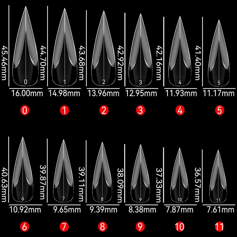 120Pcs Curved Stiletto Nail 3D Eagle Claw Sculptural Nails Molds Quick Building Full Cover Nail Molds Nail Extension Forms