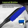 27" Snow Brush & Ice Scraper For Car Windshield, Detachable Snow Scrapers With Foam Grip For Cars, Trucks, SUVs