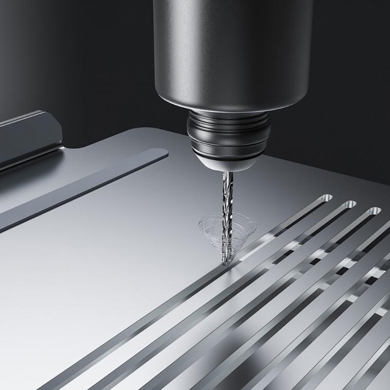 High Speed Steel Step Drill Bit with 1/4" Hex Shank and Straight Grooved for Wood Stainless Steel Sheet Metal Cutting