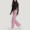 Adidas Flared Leg High Waist Casual Drawstring Knit Sports Pants Women bottoms KH2706