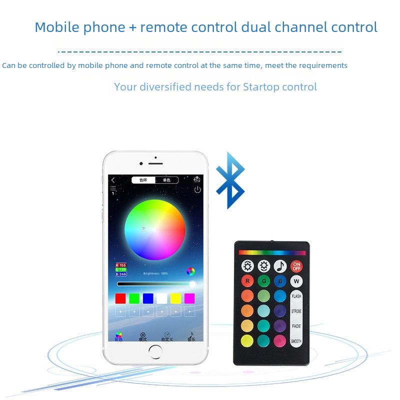 RGBW Sternenhimmel LED-Licht-Kit mit Glasfaser-Kabel, Mobile App, Sprach- und Fernbedienung