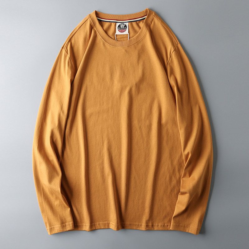 Fashion Brand Retro Cotton Foreign Trade Original Long-Sleeved T-shirt