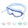 Kids Swimming Goggles Large Frame Waterproof Non Fog HD Swim Supplies with Nose Clip