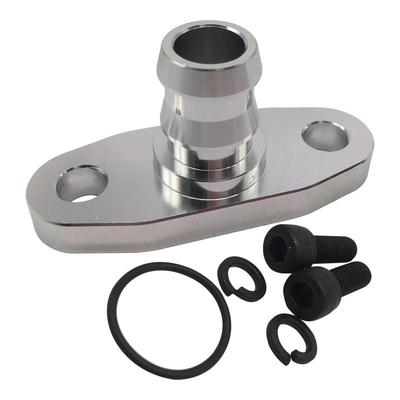 Turbos Ölrücklaufflansch Schwerlast-Ablassflansch Aluminiumlegierung Dichtungsadapter-Kit Ersatz-Autoteile Turbinenölablauf