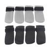 Yousheng 4 Pcs Cat Socks Anti-Scratch Anti Skid Protective Friendly To Skin 2 Sizes Elastic Soft Fabric Durable Non-Slip Cat Foot Cover Cat Supplies