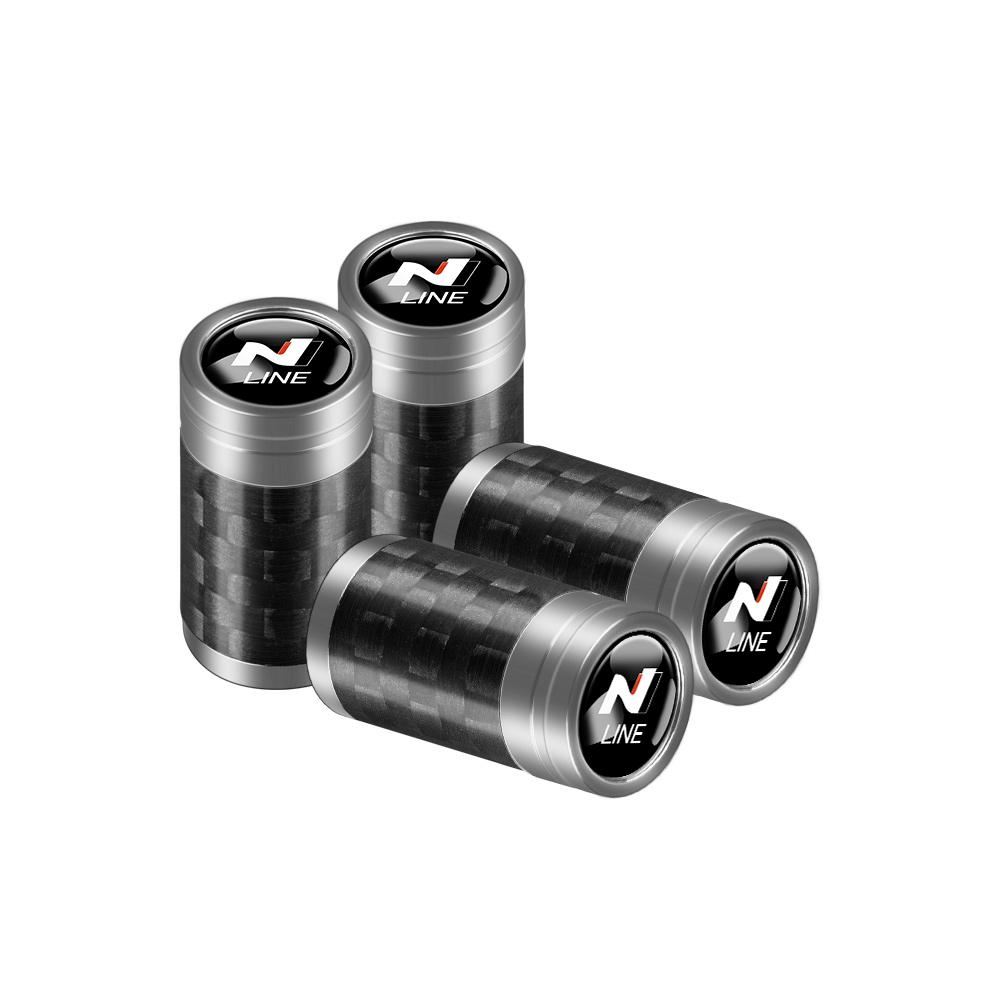 Car Accessories Metal Auto Wheel Tire Carbon Fiber Valve Caps For Hyundai Tucson Solaris I30 Creta Ix35 i10 i20 i30 ix20 ix25 R8