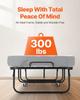 Rollaway Bed Folding Bed with 5 Inches Foam Mattress for Adults & Guest