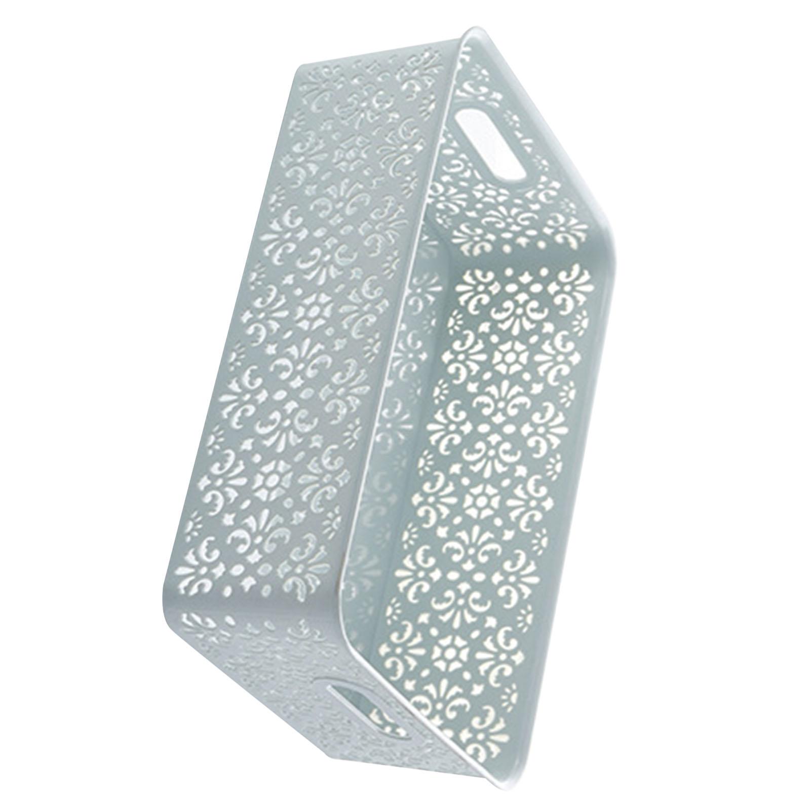 

Многофункциональная корзина для организации, полый ящик для хранения ящиков большой емкости для офисного рабочего стола