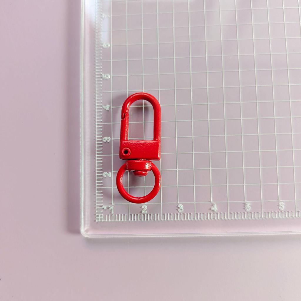 Bunte DIY Schlüsselanhänger-Accessoires: Kleine 3-Punkt Candy Color Hundeschnalle für Schmuck, Handtaschen und Puppenaufhängung