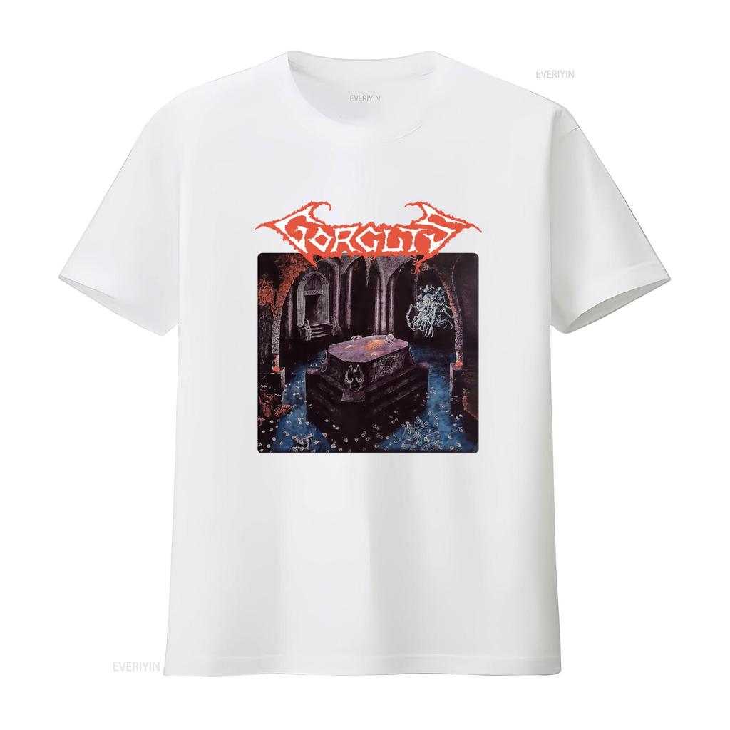 Gorguts Considered Dead T Shirt Heavy Metal Band Art Print Gothic Cemetery Design Premium Quality for Rock Fans Vintage Washed