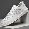 Autumn Trend Men's Driving Shoes Breathable Cowhide Soft Sole Fashion British Style Sports Shoes Casual Board Shoes Men