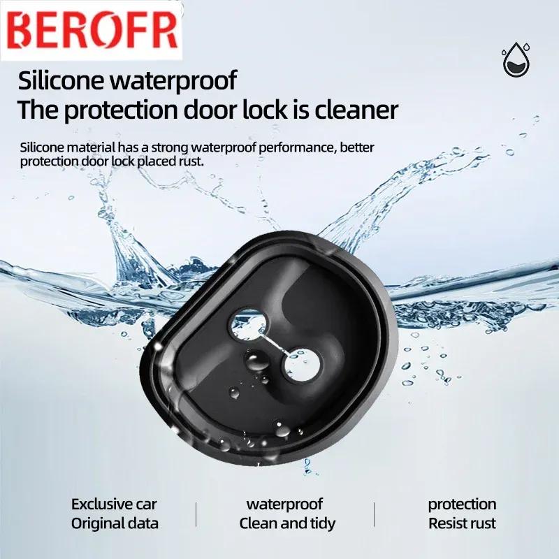 4pcs Silicone Car Door Lock Buckle Anti-collision Protective Cover For Volvo S90 XC60 V40 V90 XC40 XC90 XC60 V60 S60 Accessories