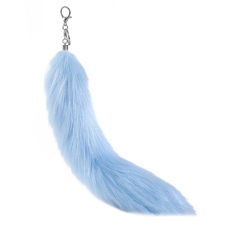 Unique Key Charm Colorful Pendant Animal Tail Pendant Key Ornament Bag Pendant Colorful Keyrings Gift for Fashion Lover