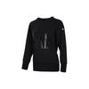 Trainingsstrick-Sweatshirt mit Buchstabenprint für Damen, Schwarz 929685-010