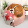 1pc Puppy Heart Automatic Open/Close Umbrella Sturdy Iron Frame, Compact Travel Umbrella - Perfect Gift for Women, Men, Birthdays, Anniversa