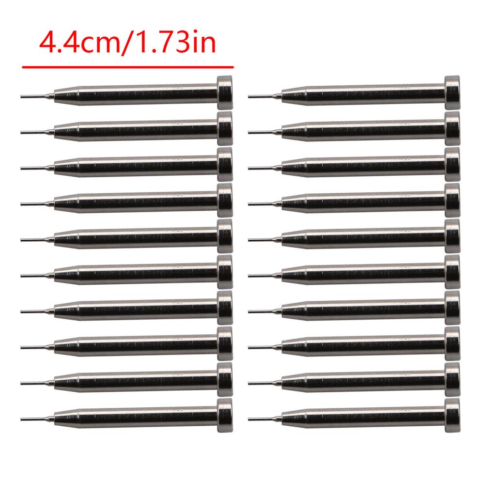 20 Stück/Los Edelstahl Uhrenarmband Gliedstift Entferner Werkzeug 0,8 mm Stanzstift Teile Für Uhrenarmband Einstellung Entfernung Werkzeuge