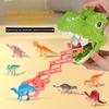 Dinosaur Toy Car, Dinosaur Capture Scene, Storage Van, Inertia Sliding, Children's Car, Toy Gift