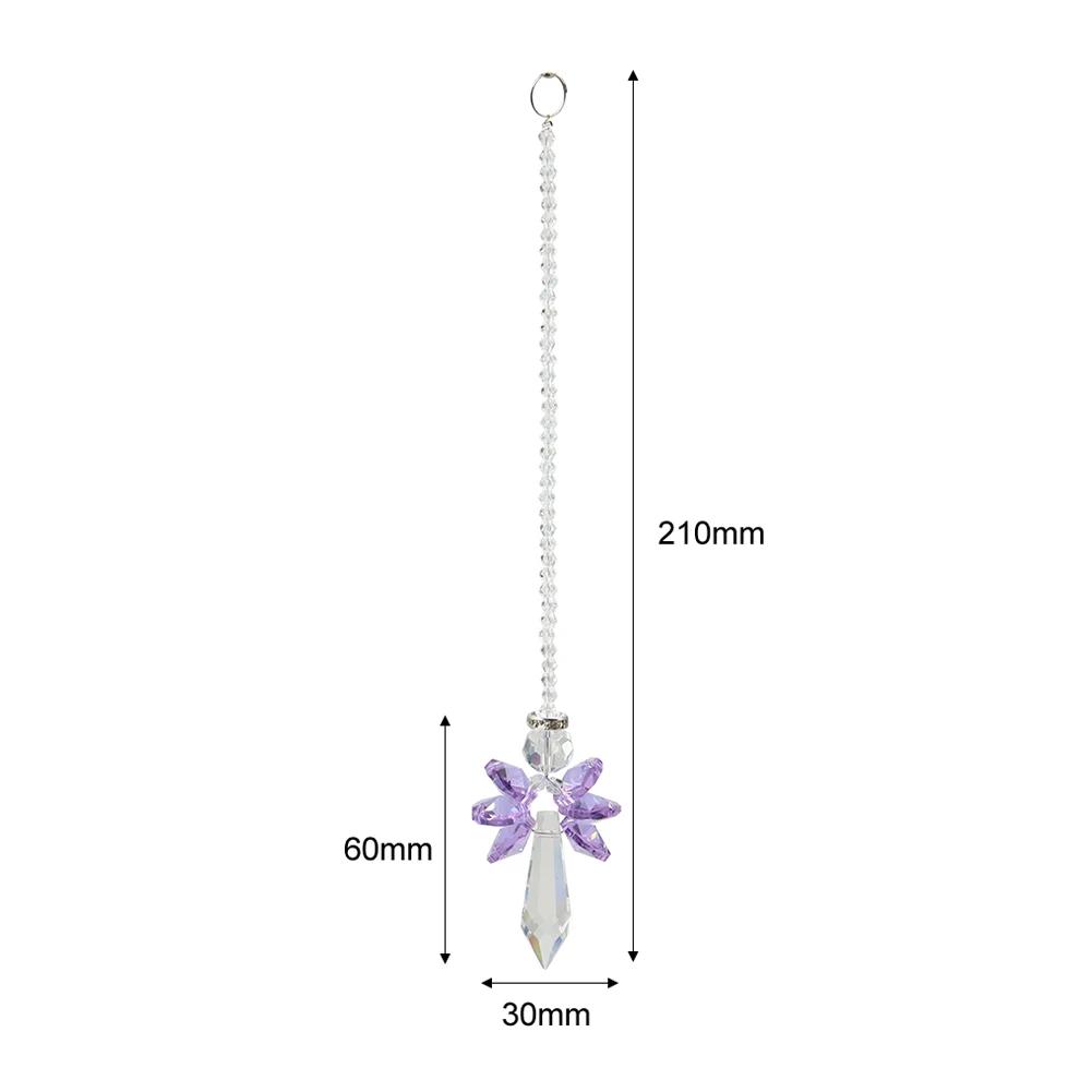 Colorful Octagonal Stone Tree Of Life Crystal Glass Pendant DIY Crystal Pendant Decoration Outdoor Light And Sun Catcher Crafts