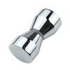 Stainless Steel Back-to-Back Puller Glass Door Knob Bathroom Push Shower Handle