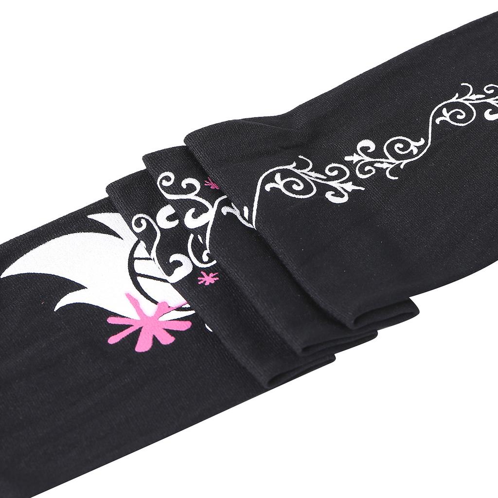 Window grilles skull Halloween socks, female masquerade pattern skull stockings, jacquard Halloween stockings