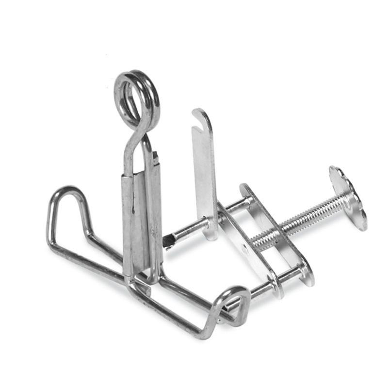 10Pcs Adjustable Metal Water Pipe Hose Clip Tube Clamps Leakproof Screw Clamps Spring Clamps For School Laboratory Tube