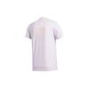 Adidas SS20 Outgoing Waves Logo Print Round Neck Short Sleeve T-Shirt Men Tops Light-Purple FM7538