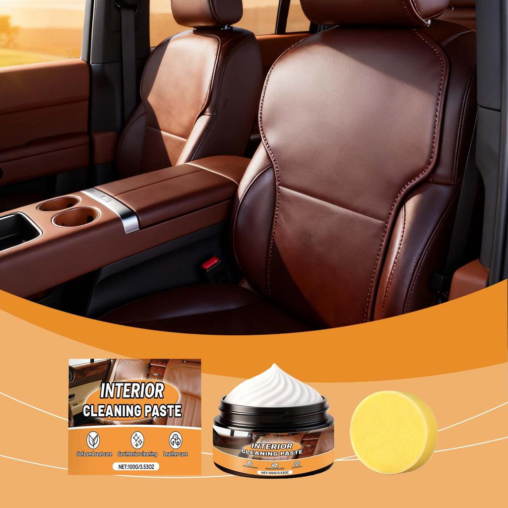 Mehrzweck-Auto-Lederreiniger, geeignet für die tägliche Reinigung und Pflege von Autoinnenräumen, Sofas und Sitzen.