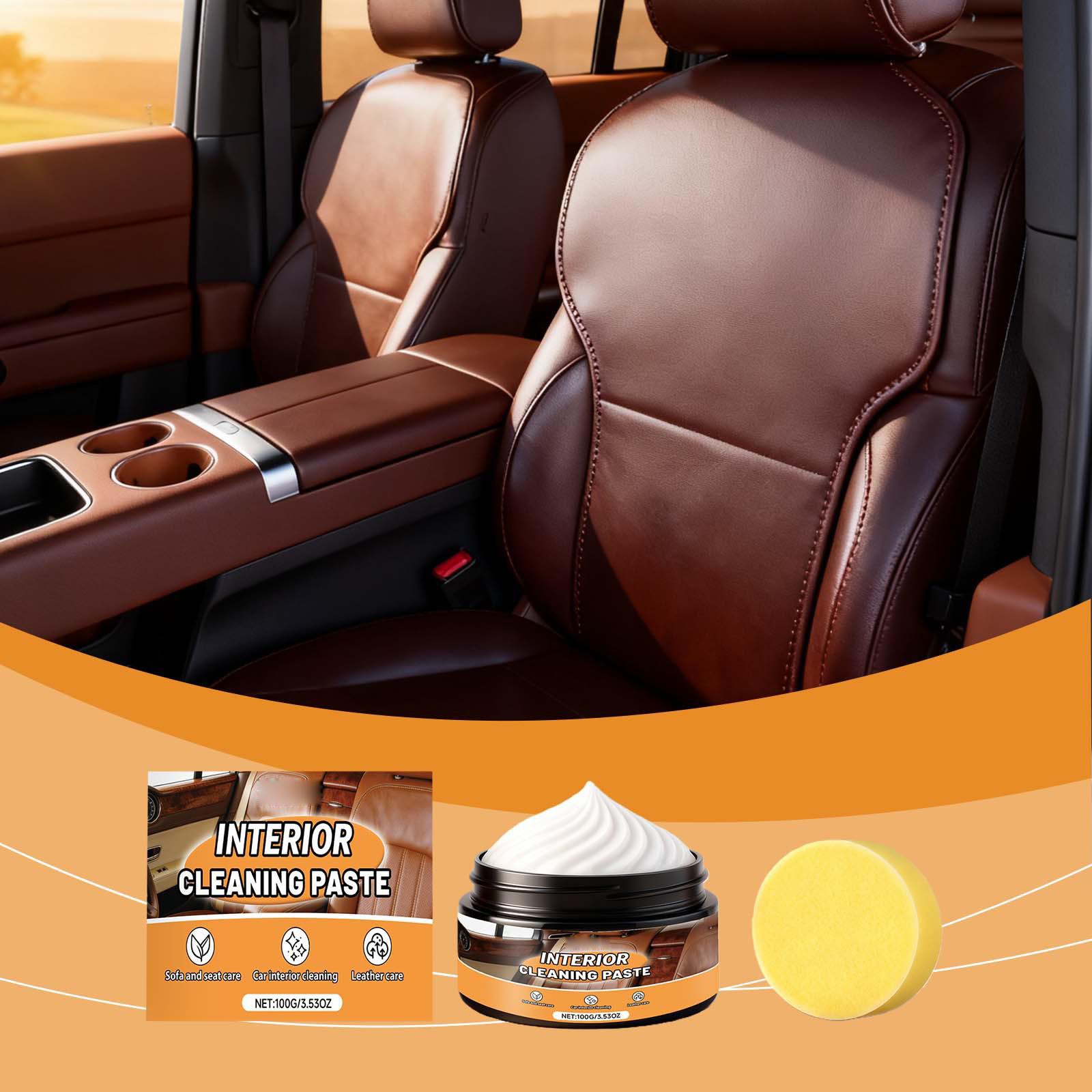 Универсальное средство для чистки автомобильной кожи, подходит для ежедневной чистки и ухода за салоном автомобиля, диванами и сиденьями. One Size