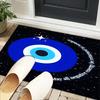 The Turkish Evil Eye Office Rug Chair Mat, Entryway Carpet, Suitable for Front Door, Bedroom, Living Room, Desk, Holiday Gift