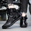 New Style Large Size High-top Thick-soled Motorcycle Boots Mens Motorcycle Shoes Street Riding Boots Racing Boots Outdoor Long-distance Riding Boots