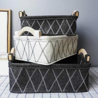 Felt Storage Basket Dirty Clothes Felt Storage Basket Books Home Felt Storage Box Storage Basket
