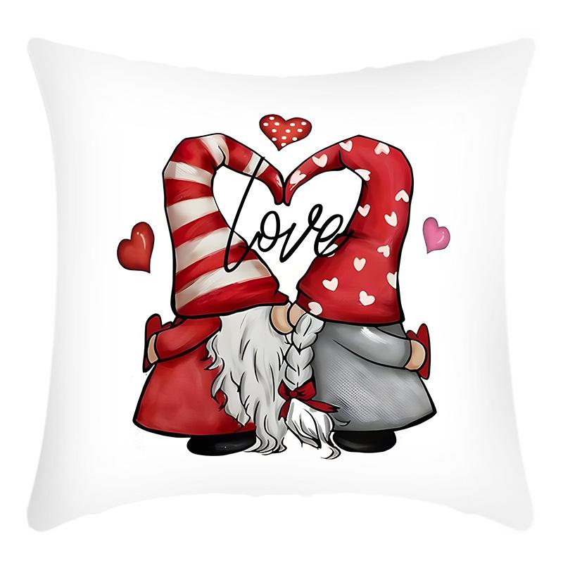 Nordisch Schlicht Liebe Valentinstag Modern Schlicht Kissen Sofa Wohnzimmer Musterzimmer Wildleder Lendenkissenbezug Kissenkissen