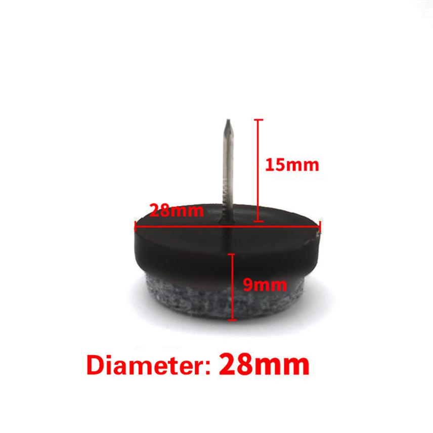 30 Pcs Felt Nails Anti Slip Foot Furniture Table Pads Legs for Furniture Wood Floor Protector Chair Stoppers Felt Glides