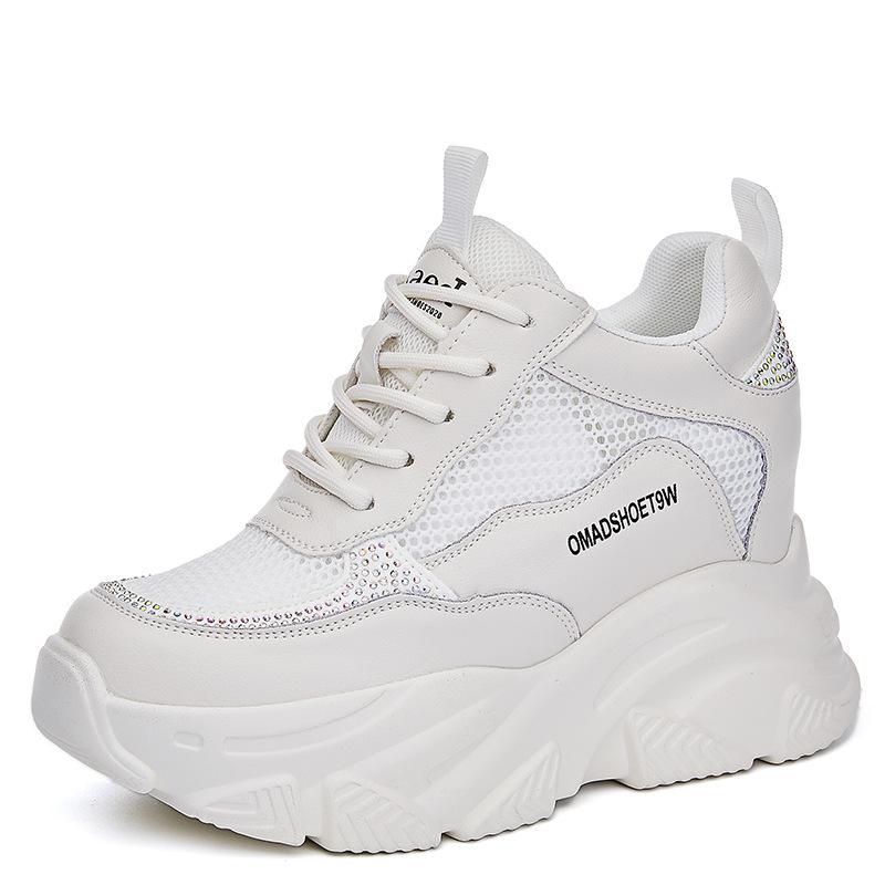 Dad Shoes Ins Inner Height Increase 1 Spring and Summer Thick-soled Casual Sports Small Trendy Shoes