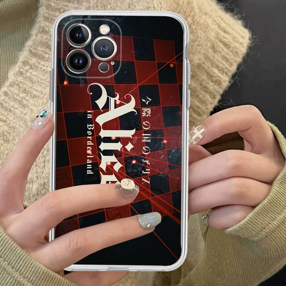 Alice In Borderland TV Suspense Transparent TPU Phone Case For IPhone 17 11 12 13 14 15 16 Pro Max 16 Plus Cover