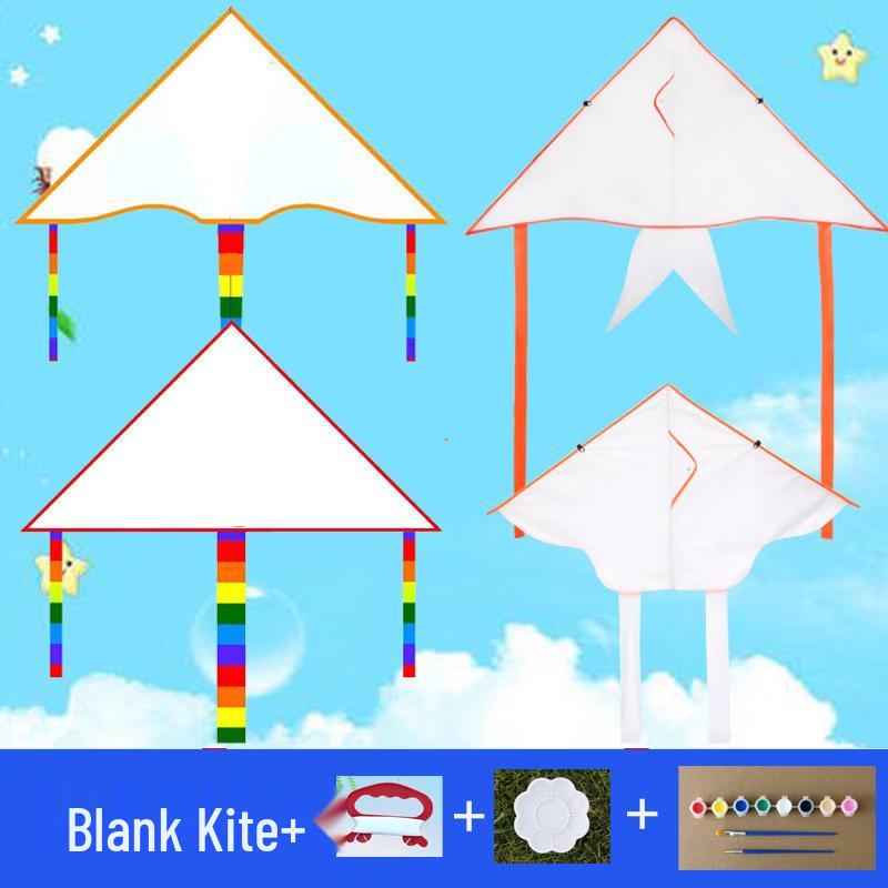 Children s DIY Kite Painting Kit 8 Colors Paint Set