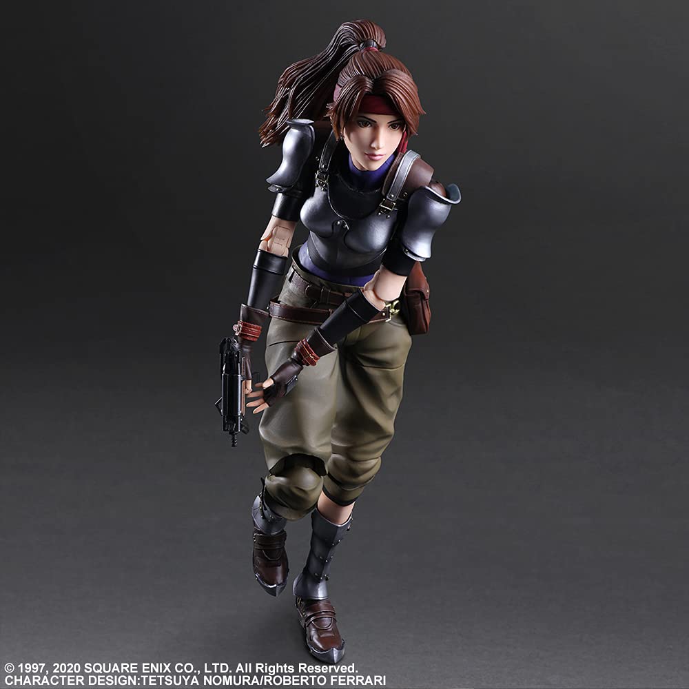 Final Fantasy VII Remake PLAY ARTS Kai Jesse PVC malovaná pohyblivá figurka