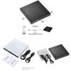 External Usb Cdrw Drive With 24x Burn Speed For Laptop Data Backup