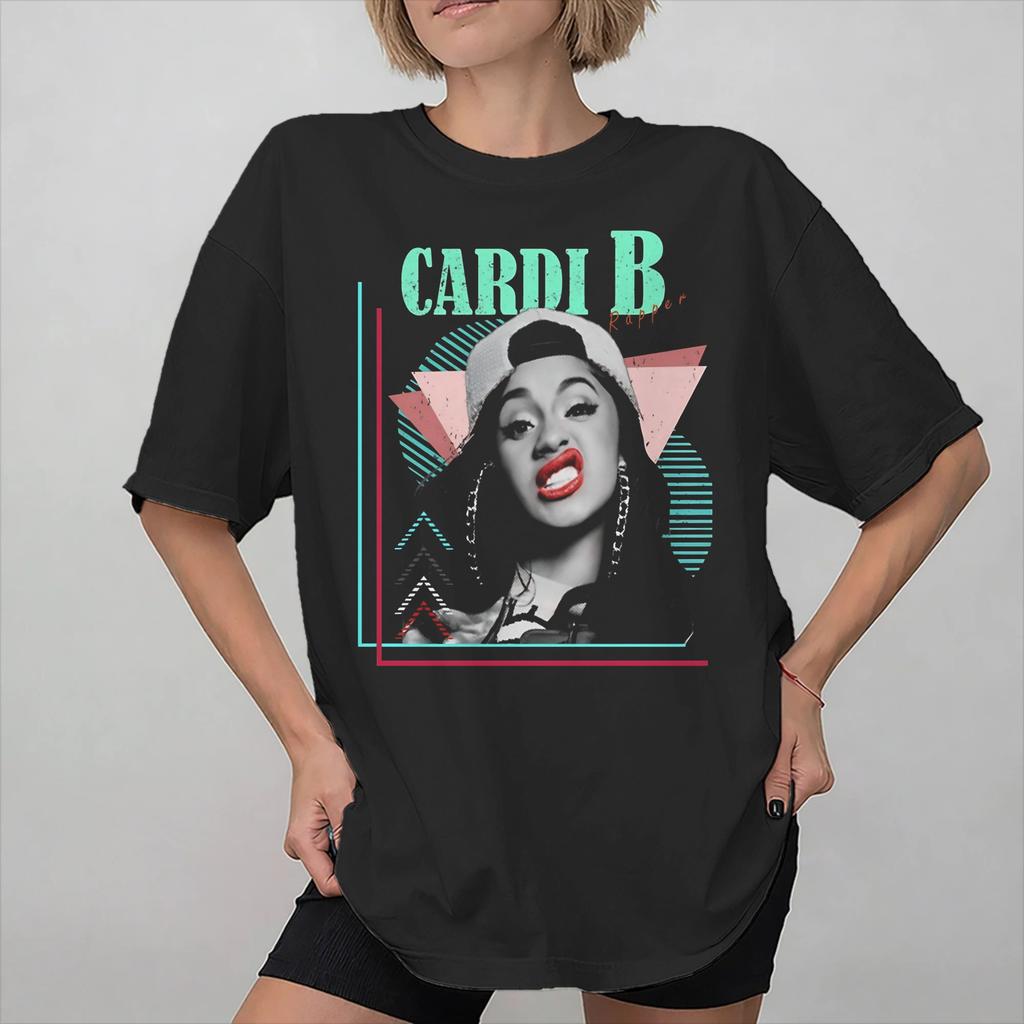 Unisex Women New Arrival Cardi B Tour Concerts Little Miss Drama 2026 Tour Tee T Shirt 100 Cotton Tshirts Clothing