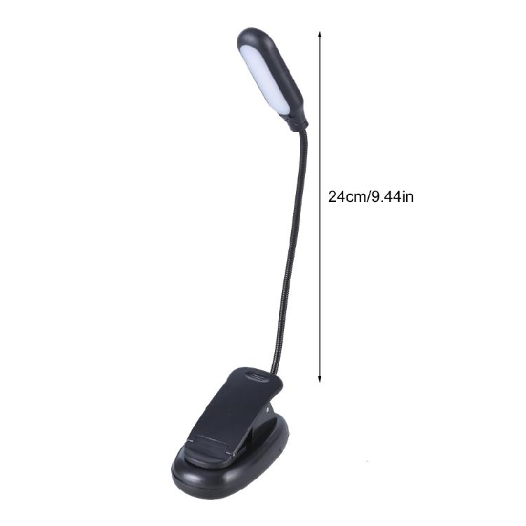 Desk Lamp Clip On Light LED USB Clip Light with 3 Color Modes 3 Dimmable Brightness Desk Light Flexible Gooseneck