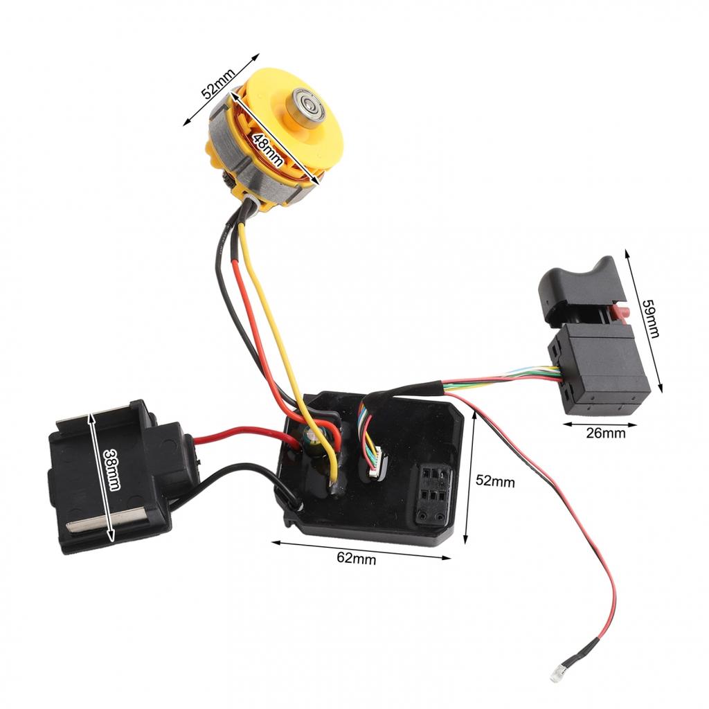 Brushless Electric Drill Control Board with For Speed Switch Functionality