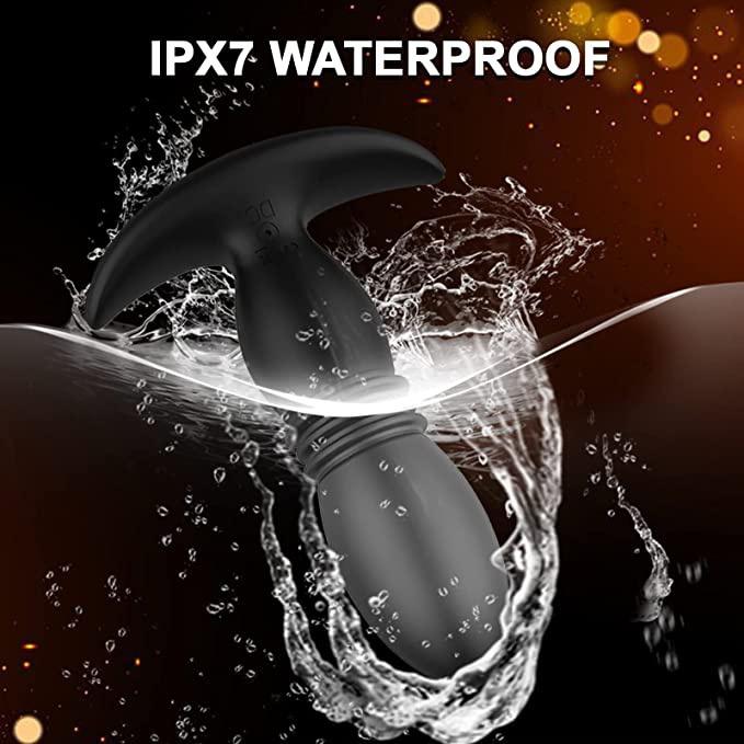 Bezdrátové dálkové ovládání Vibrátor řiti Zatahovací Vibrátor řiti Zástrčka pro masáž řiti Sexuální hračky S