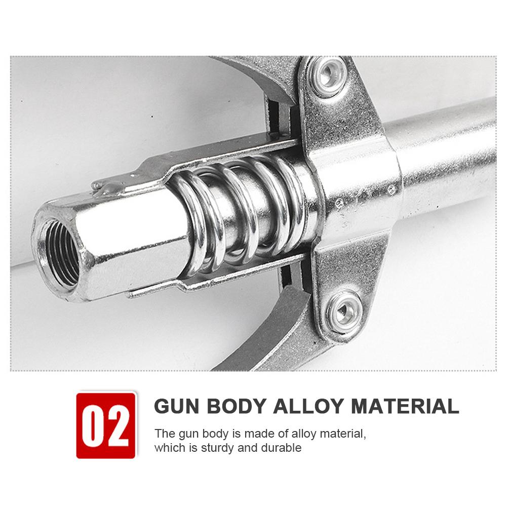 10000 PSI Grease Gun Coupler Lock Pliers Oil Pump Quick Release Grease Tip