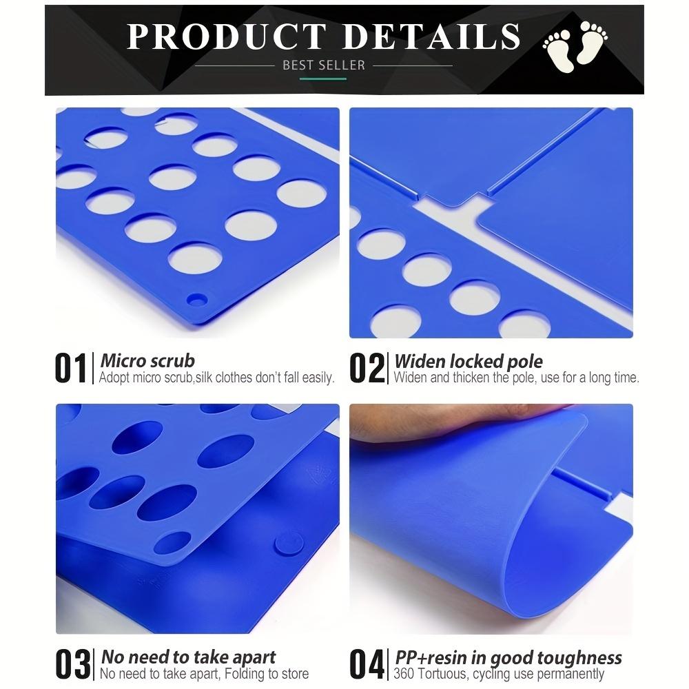 68cm/48cm Plastic Clothes Folding Board Durable Kids Laundry Folder Easy and Fast Shirt Folding Board Home Storage Tool for Kids