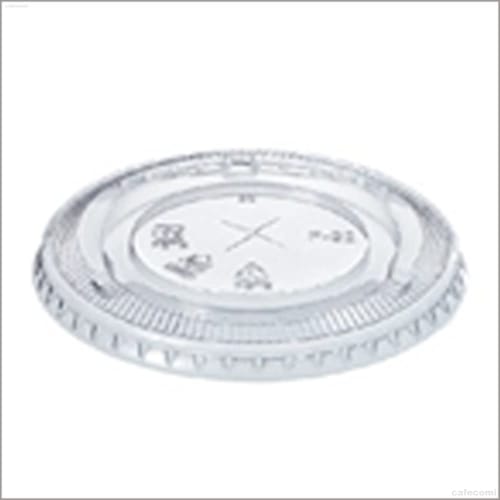 HONOR PET Cups, 300ml Clear with Flat Lids, Pack of 50